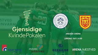 Gjensidige Kvindepokalen SEMIFINALE  Næstved HG v FC Nordsjælland [upl. by Lyrac]