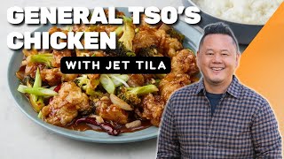 Jet Tilas General Tso’s Chicken  In the Kitchen with Jet Tila  Food Network [upl. by Suez]