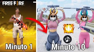 FREE FIRE pero CADA MINUTO es MAS REALISTA [upl. by Nauwaj]