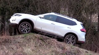 New 2018 Nissan XTRAIL 20 dCi 4x4  Road offroad driving footage [upl. by Gaven949]