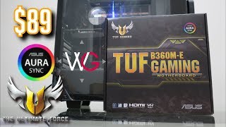 ASUS TUF B360ME GAMING Unboxing y REVIEW [upl. by Cowie249]