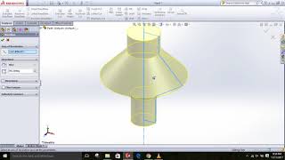 Revolved BossBase on Solidworks Tutorial [upl. by Hibbitts]