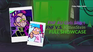 FNF AU Girls React  FNF VS Kitten Stein FULL SHOWCASE [upl. by Ennaitak]