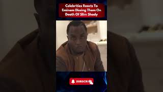 Celebrities Reacts To Eminem Dissing Them On Death Of Slim Shady Part 4 [upl. by Enad]