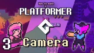 Make a Platformer in GameMaker Part 3 Smooth Camera [upl. by Ingra]