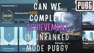 How to complete Achievement in unranked mode PUBGBGMICan we complete hidden Achievement [upl. by Araic174]