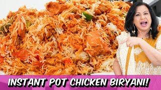 Chicken Biryani in Instant Pot ya Pressure Cooker Fast and Easy Recipe in Urdu Hindi  RKK [upl. by Etnuad437]