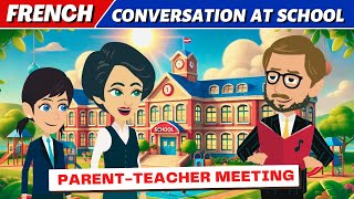 French Conversation at School  Parent Teacher Meeting [upl. by Kcirrek]