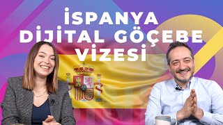 İspanya Dijital Göçebe Vizesi  Yatırımsız Göç Programları [upl. by Slen]