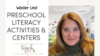 Winter Literacy Activities for Preschool amp PreK [upl. by Leiand20]