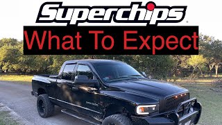 Superchips Flashpaqs F5 Tuner what to expect 2003 Ram 1500 47 [upl. by Becky]