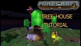 Minecraft Adventure Time Tree House Tutorial 1 [upl. by Ayotan273]