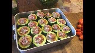 Recette de mes CONCOMBRES FARCIS  En direct du potager [upl. by Adnilahs]