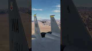 F15 in the hot dessert dcsworld f15 f15s f16fighter f16c military fypシ゚viral viralvideo [upl. by Gordan]