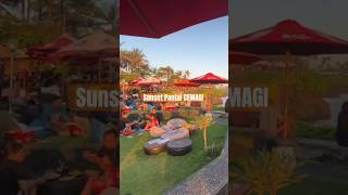 SUNSET PANTAI CEMAGI  JUNA VLOG shorts balivlog sunsetview [upl. by Cochard]