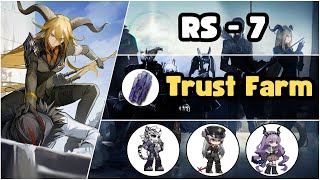 RS  7  AFK Trust Farm 3 Operators 【Arknights】 [upl. by Vedis]