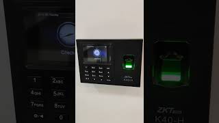 Zkteco k40 H Time Attendance amp Access control setup complete call01757363348 [upl. by Anilehs]