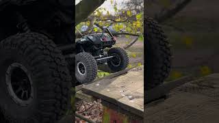 Absima CR34 Sherpa lays down mid trail rccar absimasherpa rccrawler [upl. by Ghassan54]