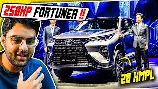 Fortuner Diesel Hybrid finally a Value for Money Toyota SUV   Official Details [upl. by Esilrahc]