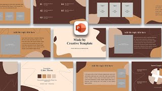 Minimalist PowerPoint Template  Animated Slide  FREE TEMPLATE  07 [upl. by Shawn]