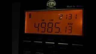 Tecsun PL880 4985 Khz Rádio Brasil Central [upl. by Springer]