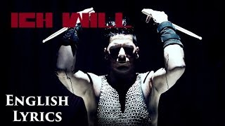 RAMMSTEIN quotIch Willquot English Lyrics HD [upl. by Tierell]