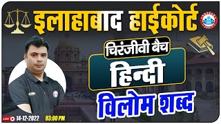 विलोम शब्द हिंदी व्याकरण  Hindi For Allahabad High Court Exam  Allahabad HC Group C amp D Hindi [upl. by Goulette428]