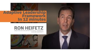 Adaptive Leadership in 12 minutes  Ron Heifetz [upl. by Melone]