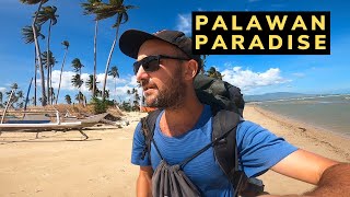 Alone in paradise beach camping in Palawan Philippines 🇵🇭 [upl. by Cuthbert699]