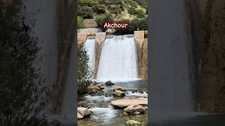 Akchour akchour cascademountains waterfall barrage barrages atlasmountains chaouen landscape [upl. by Esinart543]