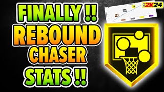 My HARDEST test so far REBOUND CHASER badge STATS on NBA 2K24 [upl. by Sudnak]