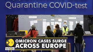 Omicron cases surge across Europe with France reporting over 300000 COVID19 cases in 24 hours [upl. by Bywaters]