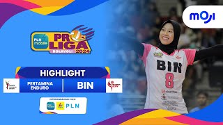 Pertamina Enduro VS BIN 03  Highlight PLN Mobile Proliga 2024 [upl. by Sucramrej]