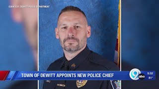 Town of DeWitt appoints new police chief [upl. by Oza]