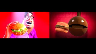 Original Grubhub delivery dance ad VS Grubhub Ad but with Otamatones [upl. by Rochus963]