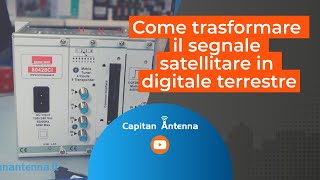 Come trasformare il segnale satellitare in digitale terrestre  Forniture per alberghi e bampb [upl. by Holladay]