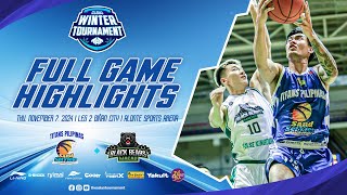 LEG 2  GAME 16  NOVEMBER 7 2024  FULLGAME HIGHLIGHTS TITANS PILIPINAS VS BLACK BEARS [upl. by Saffren]