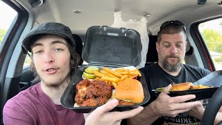 First Time Trying Dave’s Hot Chicken  Dave’s 3 Meal and Reaper Tender Review [upl. by Reemas]