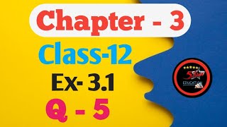 class 12th Ex 31 Q5 Math  chapter 3 matrix solution matrix maths class12education video [upl. by Koziel736]