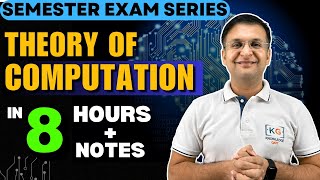 Complete TOC Theory of Computation in one shot  Semester Exam  Hindi [upl. by Annavoig]