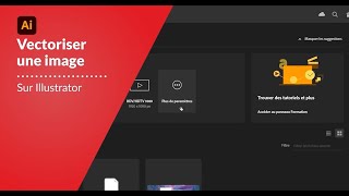 Illustrator  Vectoriser une image [upl. by Anerehs76]
