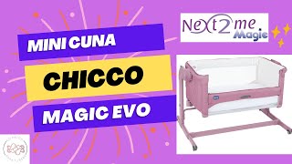 Review minicuna de colecho Chicco next 2 me Magic Evo [upl. by Arratahs]