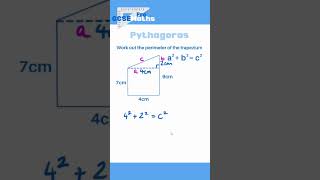 Pythagoras Theorem gcsemaths maths pythagoras pythagorastheorem geometry triangles findx [upl. by Yenreit]