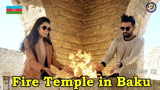 Hindu Fire Temple  Fire Temple of Baku  Ateshgah  Azerbaijan  TRAVEL VLOG 12 Eng Subtitles [upl. by Loggia]