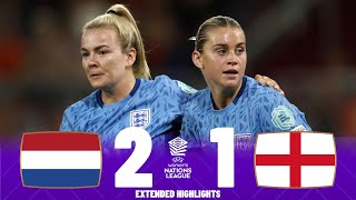 England vs Netherlands  Highlights  UEFA Womens Nations League 26092023 [upl. by Giffard]