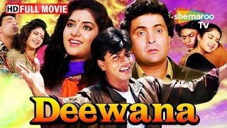 Deewana 1992 Hindi Full Movie  Rishi Kapoor Shah Rukh Khan Divya Bharti  Review and Facts [upl. by Ellehsim]