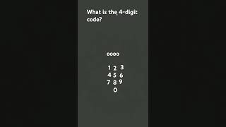 What’s the 4digit code [upl. by Zeb]