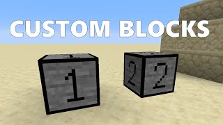 How to make CUSTOM BLOCKS with DATA PACKS  Minecraft 119 Tutorial See Description [upl. by Aneekat]