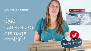 Quel caniveau de drainage choisir pour le jardin terrasse ou voie daccès [upl. by Aevin]