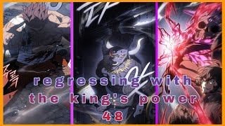 Regressing with the Kings Power Chapter 48 recap in English  Manhwa with Leveling system [upl. by Strait]